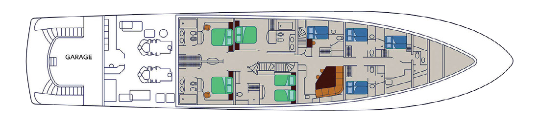 AMICA MEA - Lower Deck